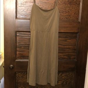 Olive Green T-Shirt Dress